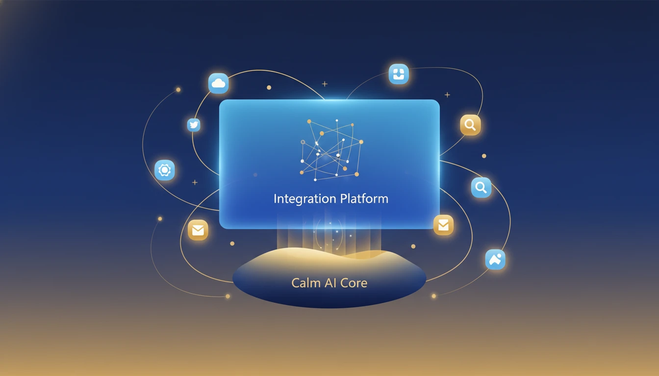 Your own branded integration platform, powered by a calm AI core